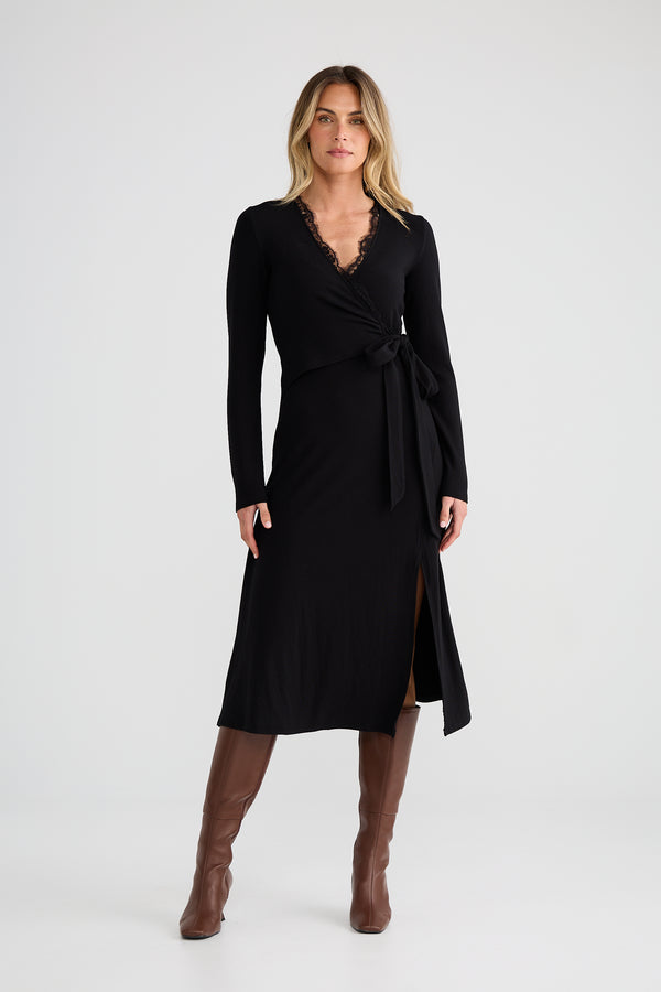 Brigitte Wrap Dress