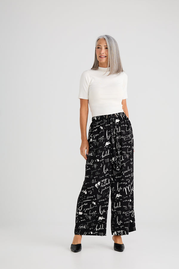 Astrid Pant Amour Print