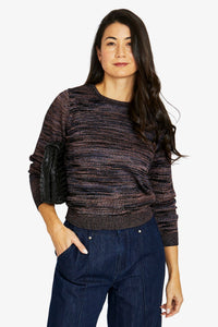 Shimmer Stripe Pullover