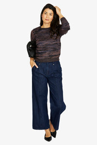 Shimmer Stripe Pullover